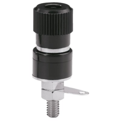 Sato Parts Black Female Banana Socket 4 mm Connector Solder Termination 125V 10A T-375-12-B