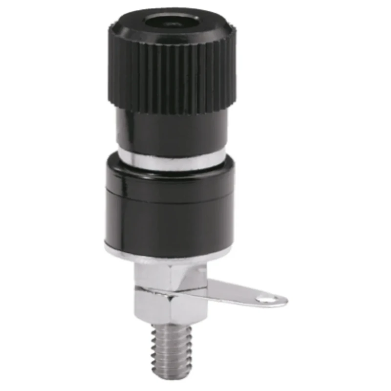 Sato Parts Black Female Banana Socket 4 mm Connector Solder Termination 125V 10A T-375-12-B