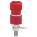 Sato Parts Red Female Banana Socket 3.8 mm Connector, Solder Termination, 125V, 10A T-375-12-R