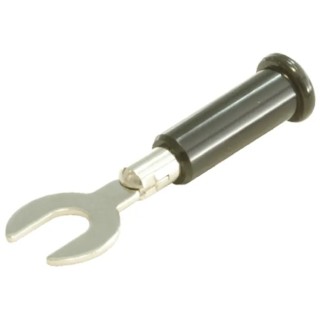 Sato Parts Insulated Fork Terminal 16 AWG Polystyrene Black TJ-1097-B