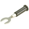 Sato Parts Insulated Fork Terminal 16 AWG Polystyrene Black TJ-1097-B