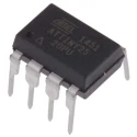 Microchip 8-bit AVR Microcontroller, 20 MHz, 2kB Flash Memory, 8-Pin PDIP ATTINY25-20PU