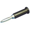 Sato Parts Black Male Banana Plug 4 mm Connector, Solder Termination, 30V, 3A TJ-560-B