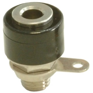 Sato Parts Black Insulated Terminal Post 30V, M6 x 0.75 Thread, 3A TJ-563-B