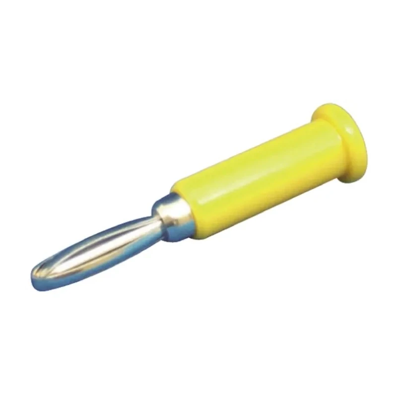 Sato Parts Yellow Male Banana Plug 4 mm Connector, Solder Termination, 30V, 3A TJ-560-Y