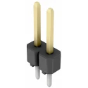 Hirose A2 Series Straight Through Hole Pin Header 2 Contact, 2.54 mm Pitch, 1 Row, Unshrouded A2-2PA-2.54DSA(71)