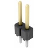 Hirose A2 Series Straight Through Hole Pin Header 2 Contact, 2.54 mm Pitch, 1 Row, Unshrouded A2-2PA-2.54DSA(71)