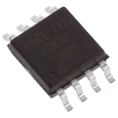 Microchip 8 bit AVR Microcontroller 8kB FLASH 20 MHz 8-Pin SOIJ ATTINY85-20SU