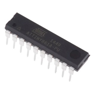 Microchip 8-Bit AVR ATtiny861 Microcontroller 20 MHz, 8kB FLASH, 20-Pin PDIP ATTINY861A-PU