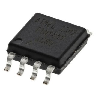 Microchip 8-bit AVR ATtiny85 Microcontroller 10 MHz, 8kB FLASH, 8-Pin SOIJ ATTINY85V-10SU