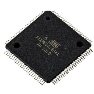 Microchip 16 bit AVR XMEGA Microcontroller 32 MHz FLASH 128 kB 100-Pin TQFP ATXMEGA128A1-AU