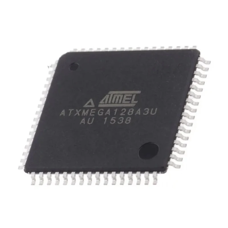 Microchip 16 bit AVR XMEGA Microcontroller 32 MHz Clock, 128kB FLASH, 64-Pin TQFP ATXMEGA128A3U-AU