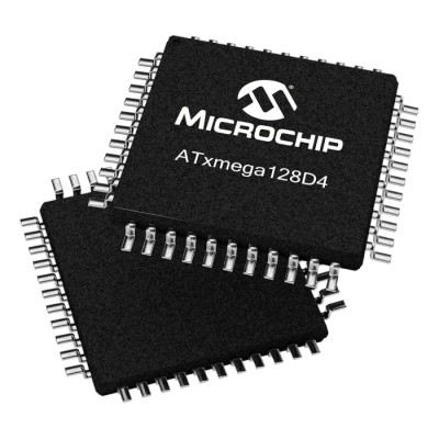 Microchip 16 bit AVR AVR XMEGA Microcontroller 32 MHz FLASH 128kB RAM 8kB 44-Pin TQFP ATXMEGA128D4-AU