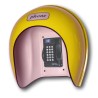 Gai-Tronics Marine Telephone Acoustic Hood, Yellow, 2 m Lead Length, Durable Fibreglass Construction 501-09-0074-701