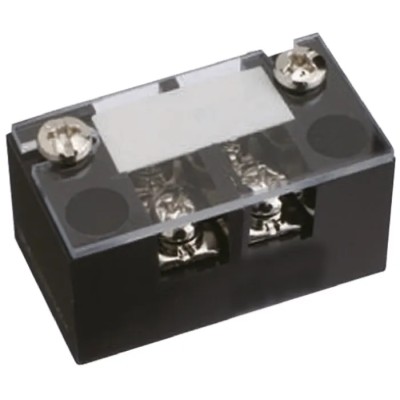 Sato Parts Non-Fused Terminal Block, 2-Way, 15A Screw Termination, 10 mm Pitch, Phenolic Resin, 300V ML-1-2P