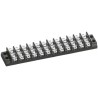 Sato Parts ML-24 Series Non-Fused Terminal Block 12-Way 6A Screw Termination 250V ML-24-12P