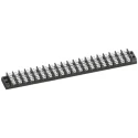 Sato Parts Non-Fused Terminal Block 20-Way 6A Screw Termination 250V Black Phenolic Resin ML-24-20P