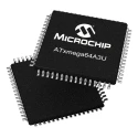 Microchip 16 bit AVR XMEGA Microcontroller 32 MHz 64kB FLASH 64-Pin TQFP ATXMEGA64A3U-AU