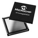 Microchip 16 bit AVR XMEGA Microcontroller, 64 kB FLASH, 32 MHz, 64-Pin VQFN ATXMEGA64D3-MH