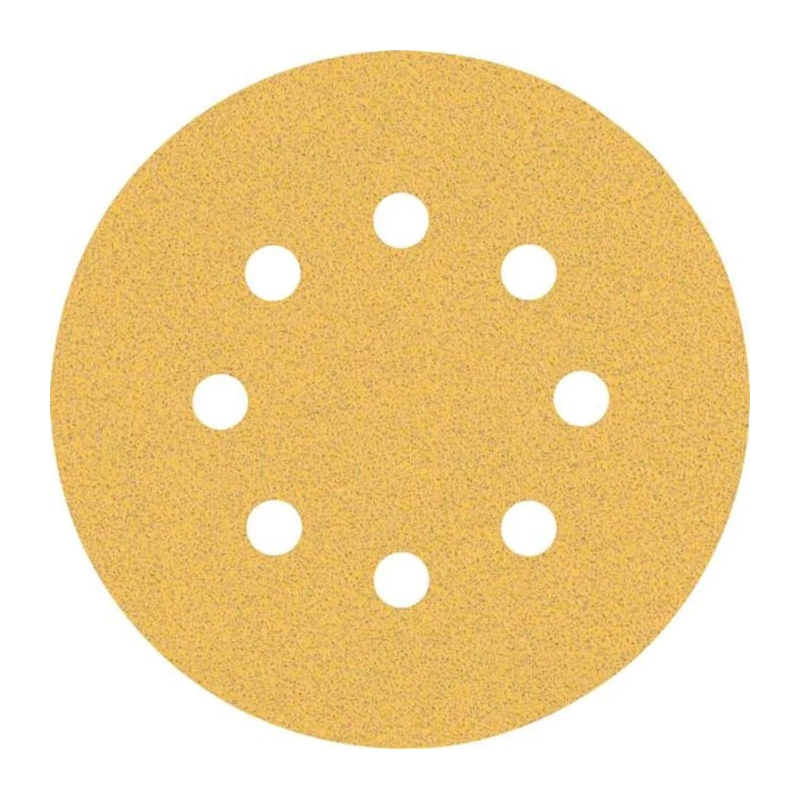 Bosch Aluminium Oxide Abrasive Disc 125 mm Medium Grade P80 Grit, Pack of 5 2608900805