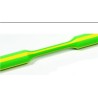 HellermannTyton Halogen Free Flame Retardant Heat Shrink Tubing Yellow Green 25.4 mm Sleeve Dia. x 1m Length 2:1 Ratio TFN21