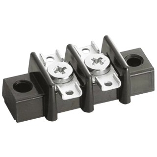 Sato Parts Non-Fused Terminal Block 2-Way 6A Screw Termination 250V ML-3161-2P