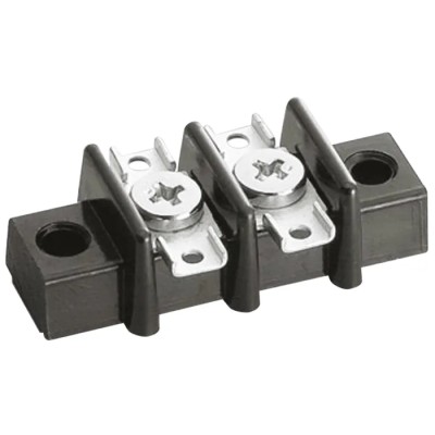 Sato Parts Non-Fused Terminal Block 2-Way 6A Screw Termination 250V ML-3161-2P