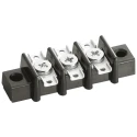 Sato Parts ML-3161 Series Non-Fused Terminal Block, 3-Way, 6A Screw Terminal, 250V ML-3161-3P