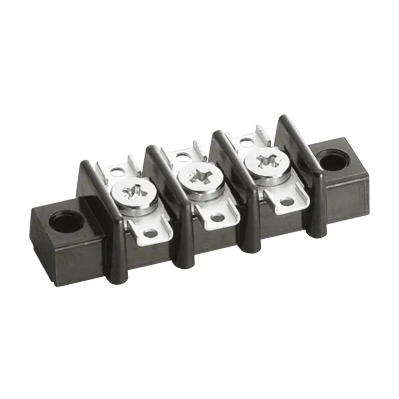 Sato Parts ML-3161 Series Non-Fused Terminal Block, 3-Way, 6A Screw Terminal, 250V ML-3161-3P