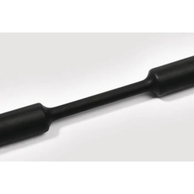 HellermannTyton Halogen Free Heat Shrink Tubing Black 50.7 mm Sleeve Diameter x 1m Length 2:1 Shrink Ratio TCN20