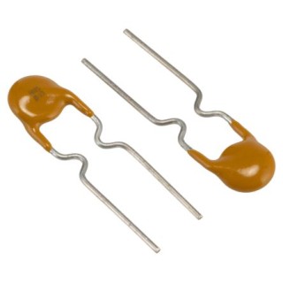 Bourns Resettable Fuse Radial Leaded 0.25A Hold Current, 40A Rating, 60V Voltage MF-R025