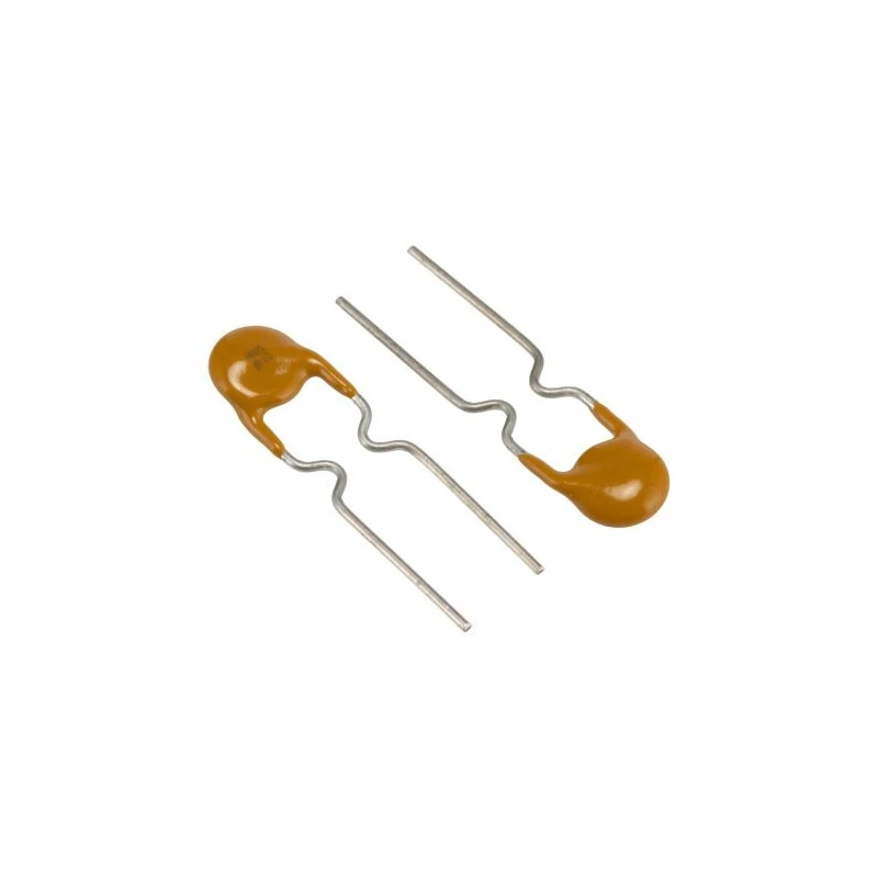 Bourns Resettable Fuse Radial Leaded 0.25A Hold Current, 40A Rating, 60V Voltage MF-R025