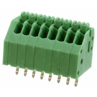 Phoenix Contact PTSA 0.5/8-2.5-F Series 45° PCB Terminal Block 8 Contacts 2.5 mm Pitch 1 Row 1989803