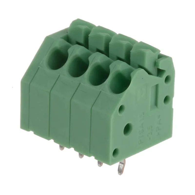 Phoenix Contact PTSA 1.5/4-3.5-F Series 45° Angled PCB Terminal Block 4 Contacts 3.5 mm Pitch 200V 8A 1984989