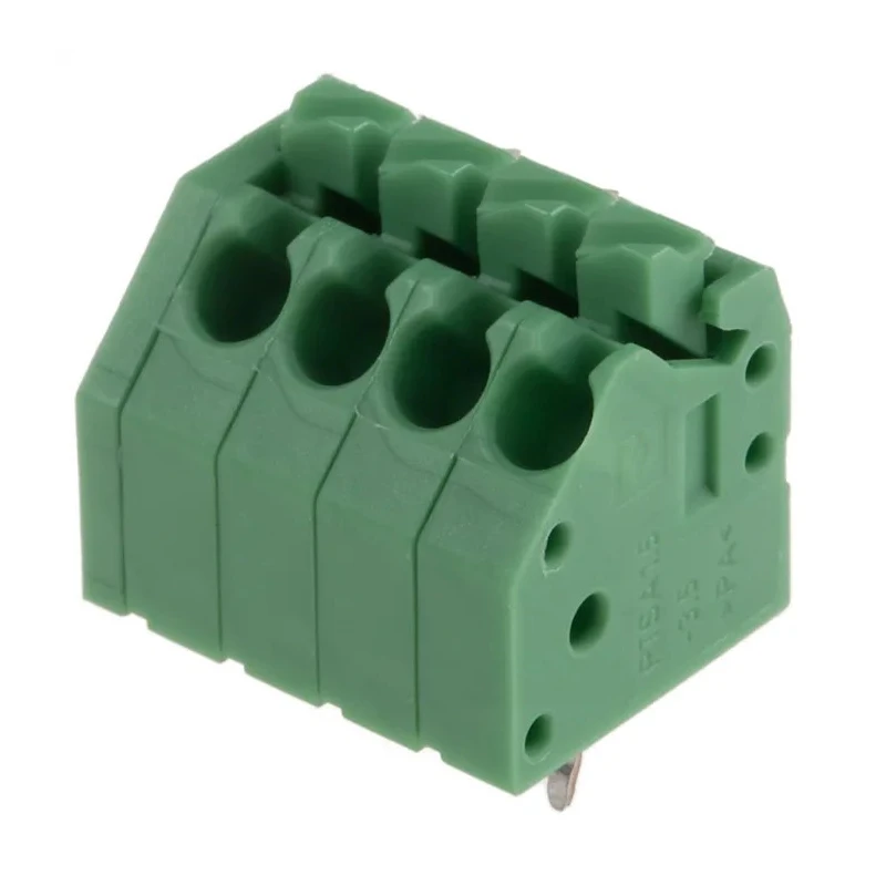 Phoenix Contact 45° PCB Terminal Block, 4 Contacts, 3.5 mm Pitch, 200 V, 8 A, Polyamide Housing, PTSA 1.5/4-3.5-Z 1985218