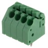 Phoenix Contact 45° PCB Terminal Block, 4 Contacts, 3.5 mm Pitch, 200 V, 8 A, Polyamide Housing, PTSA 1.5/4-3.5-Z 1985218