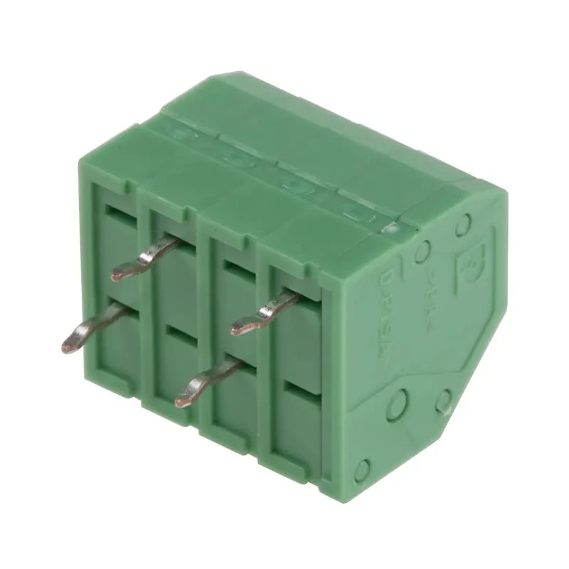 Phoenix Contact 45° PCB Terminal Block, 4 Contacts, 3.5 mm Pitch, 200 V, 8 A, Polyamide Housing, PTSA 1.5/4-3.5-Z 1985218