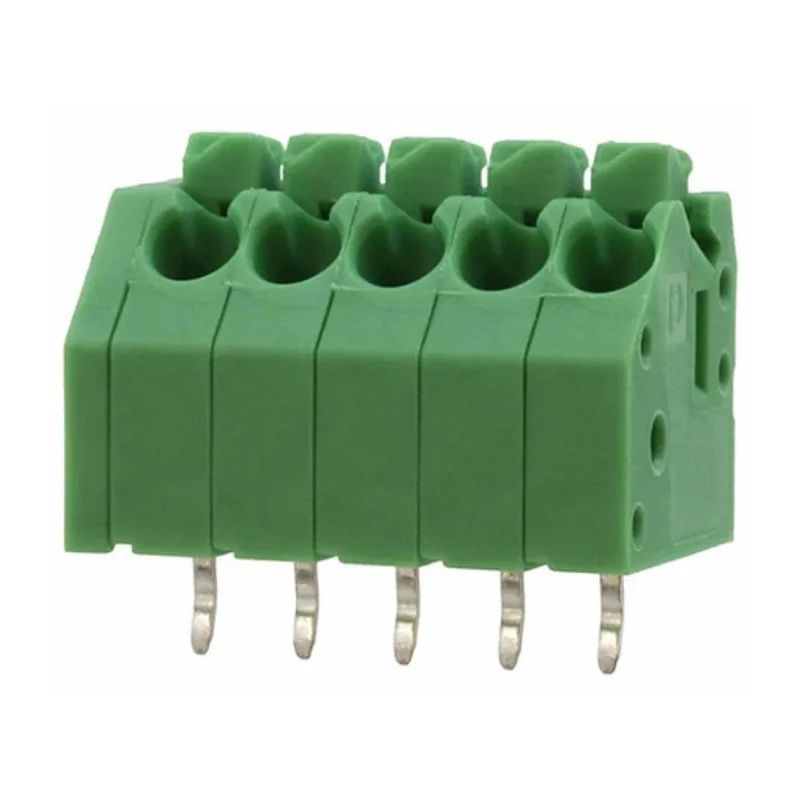 Phoenix Contact PTSA 1.5/5-3.5-F Series 45° PCB Terminal Block, 5 Contacts, 3.5 mm Pitch, 1 Row 1984992