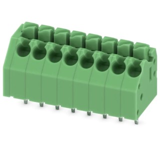 Phoenix Contact PTSA 1.5/8-3.5-F Series 45° PCB Terminal Block, 8 Contacts, 3.5 mm Pitch, 200V, 8A 1985027