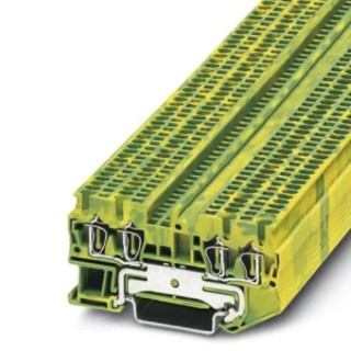 Phoenix Contact Feed Through Terminal Block Green Yellow 1.5mm² 1-Level Spring Cage 6kV 3031209