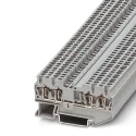 Phoenix Contact Feed Through Terminal Block Grey, 1.5mm² Cable CSA, 1-Level, Spring Cage, 17.5A, 500V, ST 1.5-QUATTRO 3031186