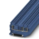 Phoenix Contact Feed Through DIN Rail Terminal Block Blue 1-Level Spring Cage 500V 17.5A ST 1.5-TWIN BU 3031131