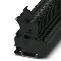 Phoenix Contact DIN Rail Terminal Block Black, 1-Level Fused Spring Cage 60V 6.3A ST 4-HESILED 60 (5X20) 3036550