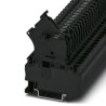 Phoenix Contact DIN Rail Terminal Block Black, 1-Level Fused Spring Cage 60V 6.3A ST 4-HESILED 60 (5X20) 3036550