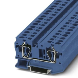 Phoenix Contact ST 6 BU Blue Series Feed Through Terminal Block 1-Level Spring Cage 0.2 to 10 mm² 1kV 41A IECEx 3031490