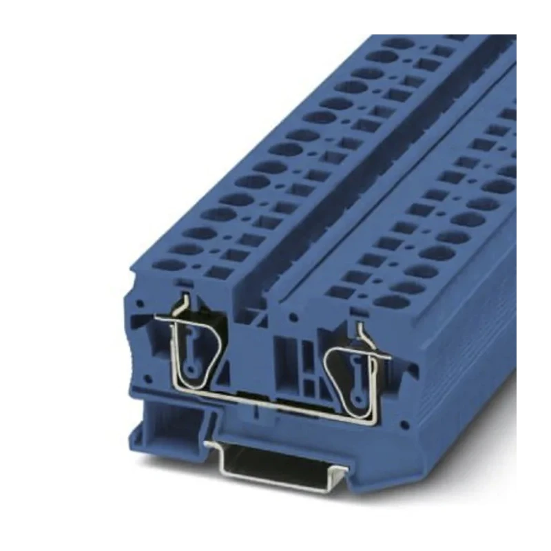 Phoenix Contact ST 6 BU Blue Series Feed Through Terminal Block 1-Level Spring Cage 0.2 to 10 mm² 1kV 41A IECEx 3031490