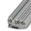 Phoenix Contact Feed Through Terminal Block, Grey, 0.08mm² to 6 mm², 1-Level, Spring Cage, 800V, 40A, ATEX Certified 3031393