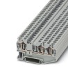Phoenix Contact Feed Through Terminal Block, Grey, 0.08mm² to 6 mm², 1-Level, Spring Cage, 800V, 40A, ATEX Certified 3031393
