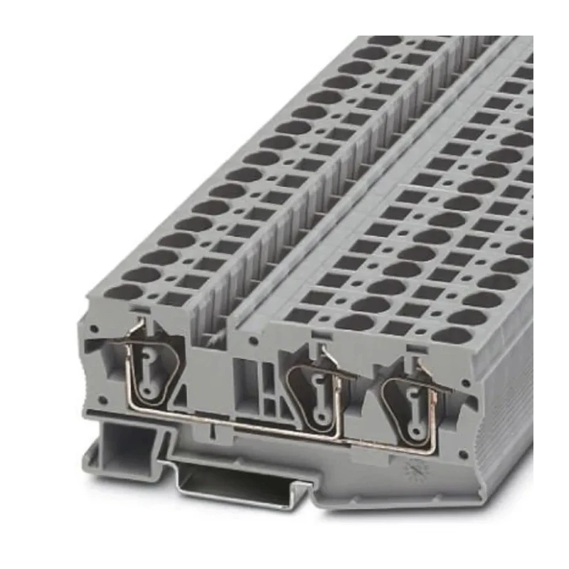 Phoenix Contact Feed Through Terminal Block 52A, 0.2mm² to 10mm², Spring Cage, IECEx, ATEX Certified 3036466