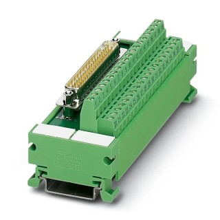 Phoenix Contact 37-Contact Male Interface Module D-Sub Connector DIN Rail Mount 2.5A 2962803
